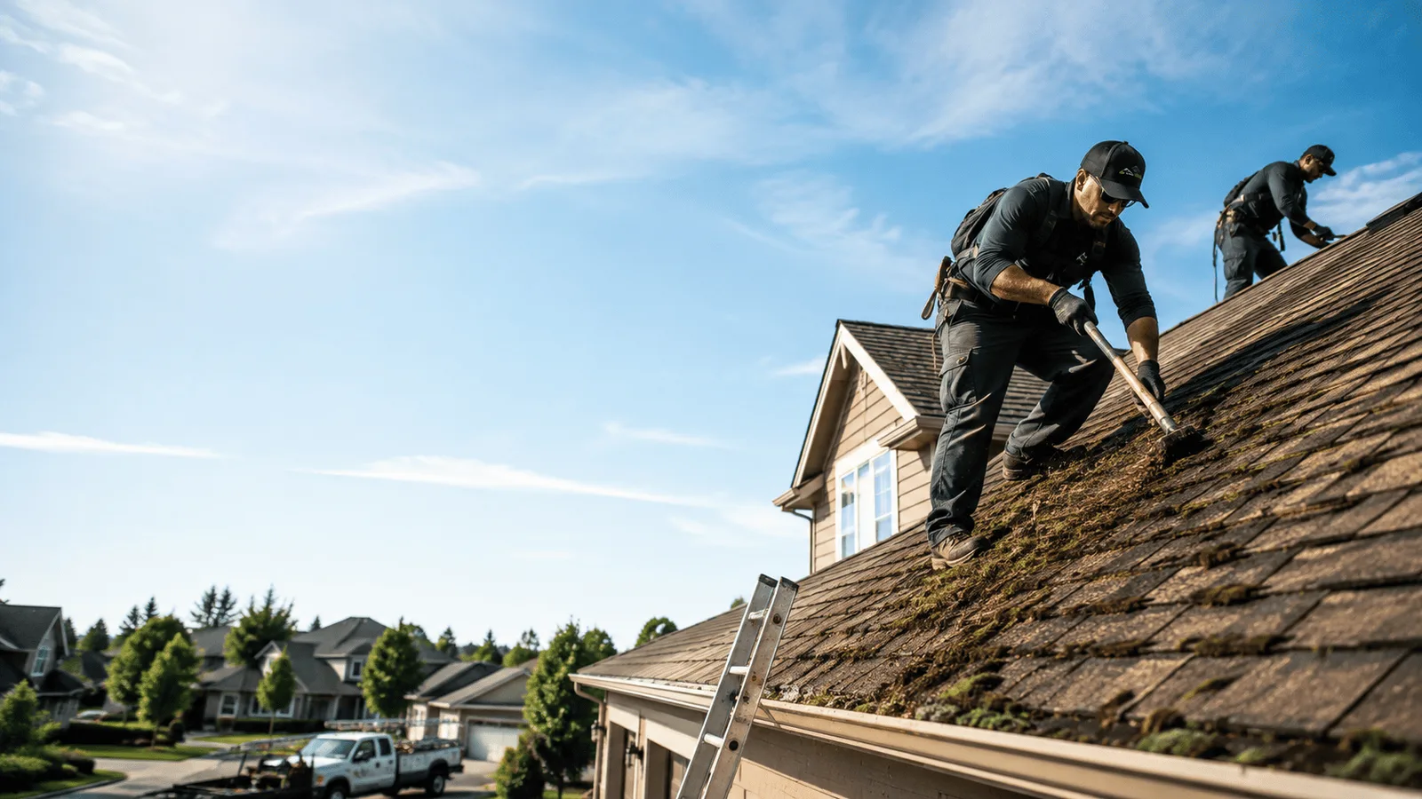 Roof Moss Removal in Williamsburg, MI near me